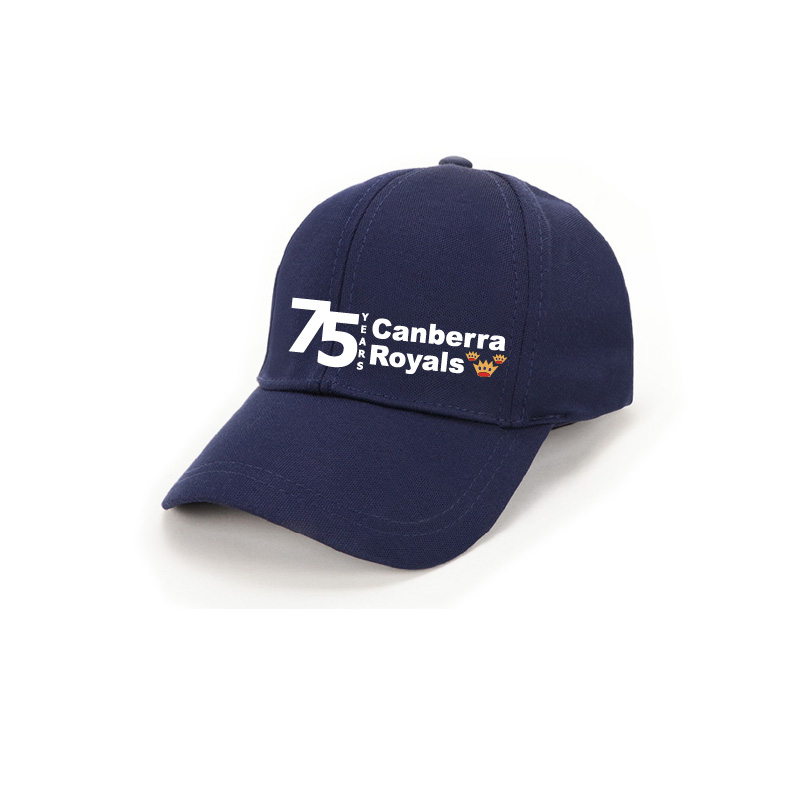 75th anniversary cap blue