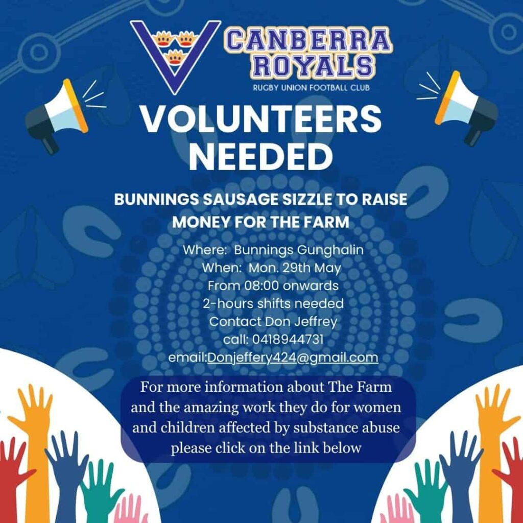 royals volunteers needed 1 1